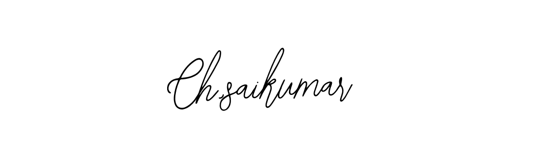 Make a beautiful signature design for name Ch,saikumar. With this signature (Bearetta-2O07w) style, you can create a handwritten signature for free. Ch,saikumar signature style 12 images and pictures png