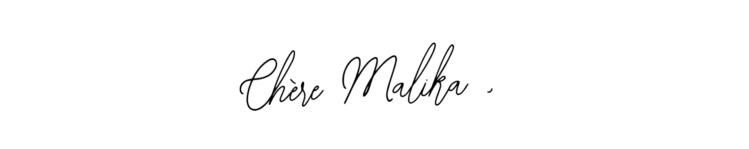 Check out images of Autograph of Chère Malika , name. Actor Chère Malika , Signature Style. Bearetta-2O07w is a professional sign style online. Chère Malika , signature style 12 images and pictures png