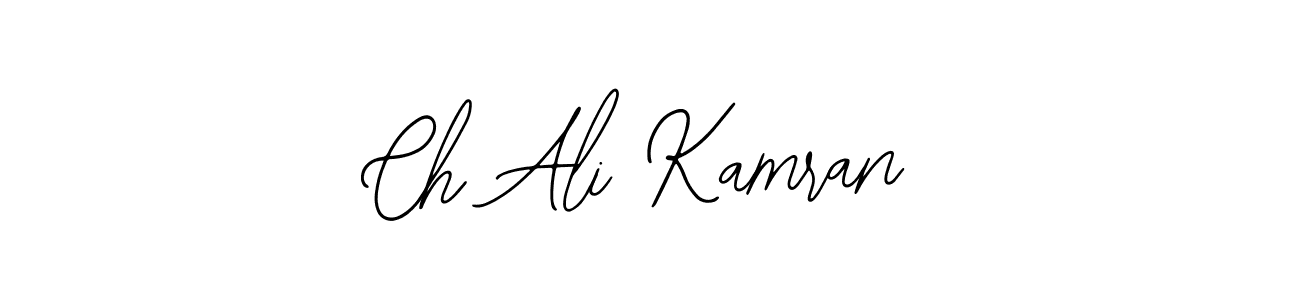 Similarly Bearetta-2O07w is the best handwritten signature design. Signature creator online .You can use it as an online autograph creator for name Ch Ali Kamran. Ch Ali Kamran signature style 12 images and pictures png