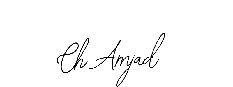 if you are searching for the best signature style for your name Ch Amjad. so please give up your signature search. here we have designed multiple signature styles  using Bearetta-2O07w. Ch Amjad signature style 12 images and pictures png