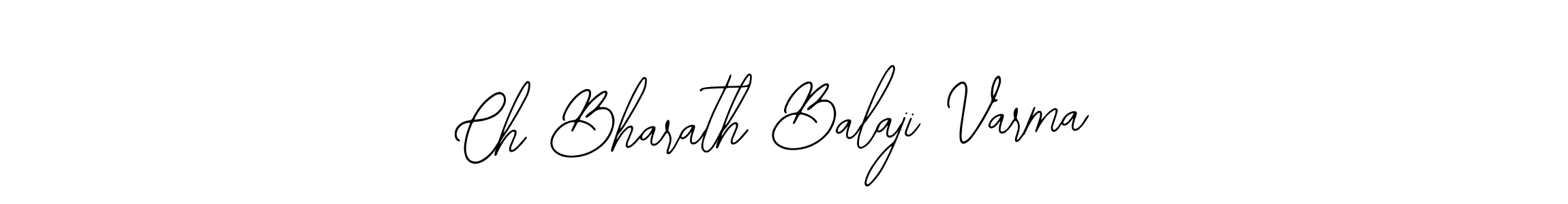 Also we have Ch Bharath Balaji Varma name is the best signature style. Create professional handwritten signature collection using Bearetta-2O07w autograph style. Ch Bharath Balaji Varma signature style 12 images and pictures png