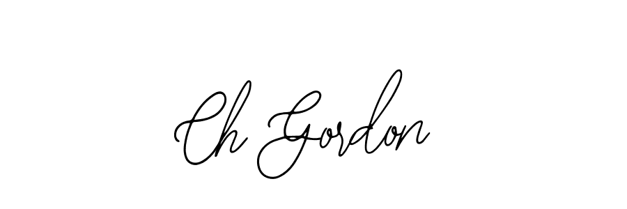 Make a beautiful signature design for name Ch Gordon. With this signature (Bearetta-2O07w) style, you can create a handwritten signature for free. Ch Gordon signature style 12 images and pictures png