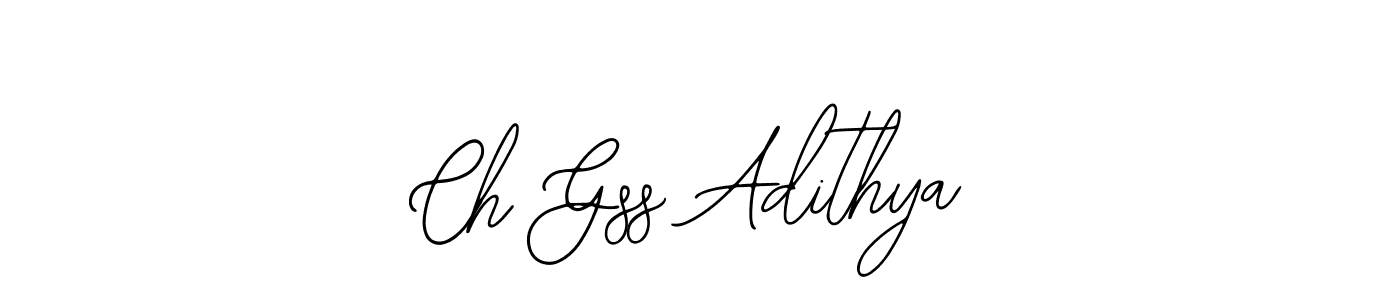 if you are searching for the best signature style for your name Ch Gss Adithya. so please give up your signature search. here we have designed multiple signature styles  using Bearetta-2O07w. Ch Gss Adithya signature style 12 images and pictures png