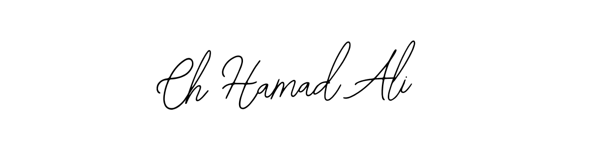 Also You can easily find your signature by using the search form. We will create Ch Hamad Ali name handwritten signature images for you free of cost using Bearetta-2O07w sign style. Ch Hamad Ali signature style 12 images and pictures png