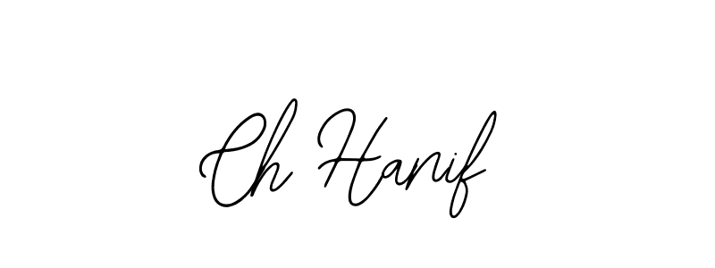 if you are searching for the best signature style for your name Ch Hanif. so please give up your signature search. here we have designed multiple signature styles  using Bearetta-2O07w. Ch Hanif signature style 12 images and pictures png