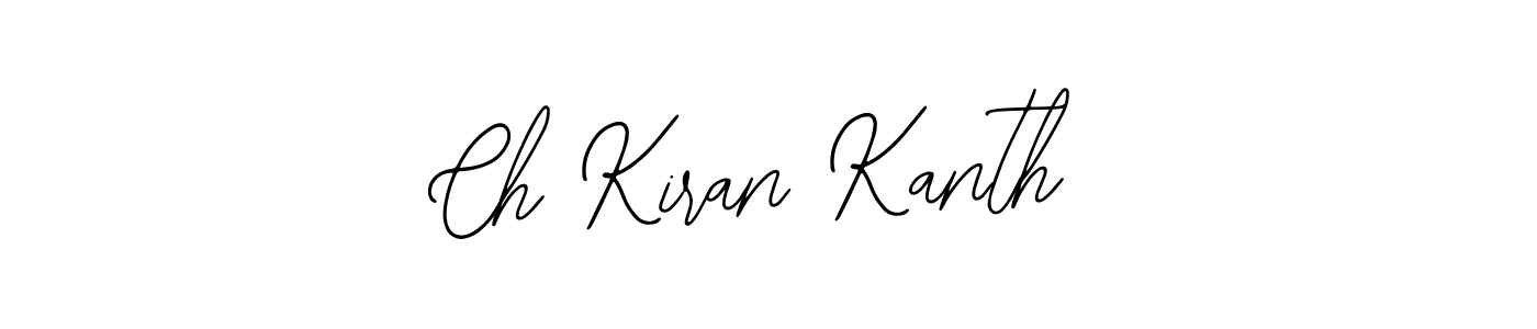 Create a beautiful signature design for name Ch Kiran Kanth. With this signature (Bearetta-2O07w) fonts, you can make a handwritten signature for free. Ch Kiran Kanth signature style 12 images and pictures png