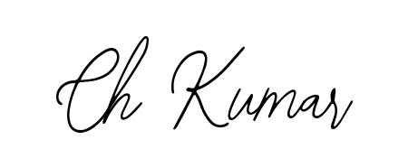 Achieve flawless digital penmanship with Ch Kumar name in Bearetta-2O07w font. The perfect tool for creating online signatures. Ch Kumar signature style 12 images and pictures png