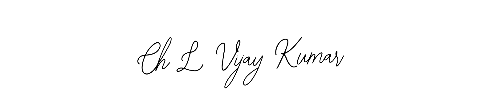 Ch L Vijay Kumar stylish signature style. Best Handwritten Sign (Bearetta-2O07w) for my name. Handwritten Signature Collection Ideas for my name Ch L Vijay Kumar. Ch L Vijay Kumar signature style 12 images and pictures png