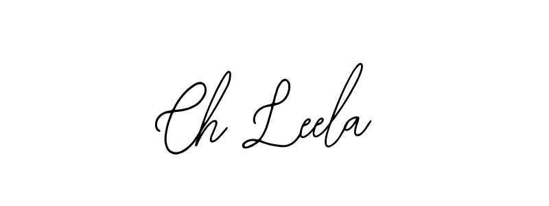 Similarly Bearetta-2O07w is the best handwritten signature design. Signature creator online .You can use it as an online autograph creator for name Ch Leela. Ch Leela signature style 12 images and pictures png