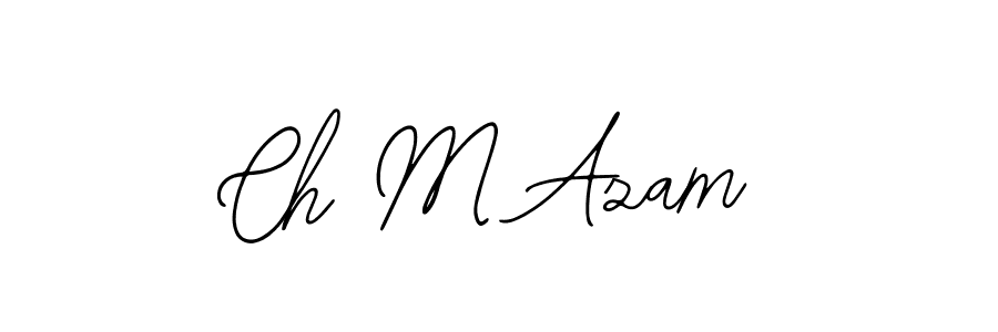 Design your own signature with our free online signature maker. With this signature software, you can create a handwritten (Bearetta-2O07w) signature for name Ch M Azam. Ch M Azam signature style 12 images and pictures png