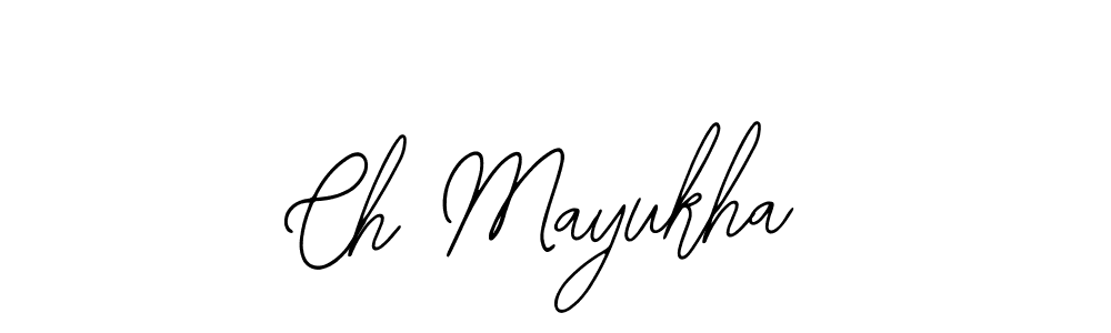 Bearetta-2O07w is a professional signature style that is perfect for those who want to add a touch of class to their signature. It is also a great choice for those who want to make their signature more unique. Get Ch Mayukha name to fancy signature for free. Ch Mayukha signature style 12 images and pictures png