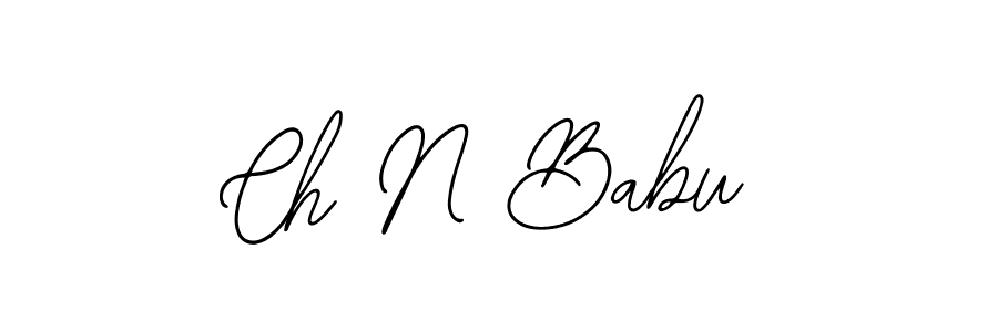How to make Ch N Babu signature? Bearetta-2O07w is a professional autograph style. Create handwritten signature for Ch N Babu name. Ch N Babu signature style 12 images and pictures png