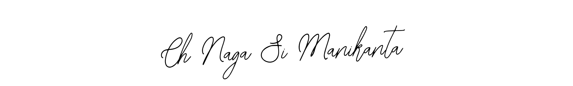 Also You can easily find your signature by using the search form. We will create Ch Naga Si Manikanta name handwritten signature images for you free of cost using Bearetta-2O07w sign style. Ch Naga Si Manikanta signature style 12 images and pictures png