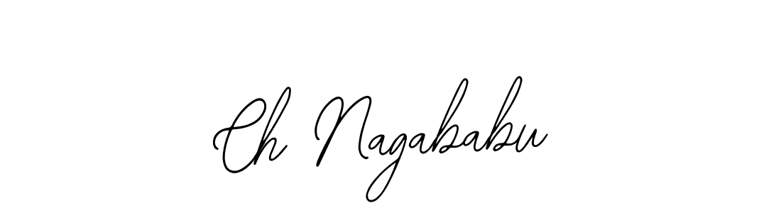 Use a signature maker to create a handwritten signature online. With this signature software, you can design (Bearetta-2O07w) your own signature for name Ch Nagababu. Ch Nagababu signature style 12 images and pictures png