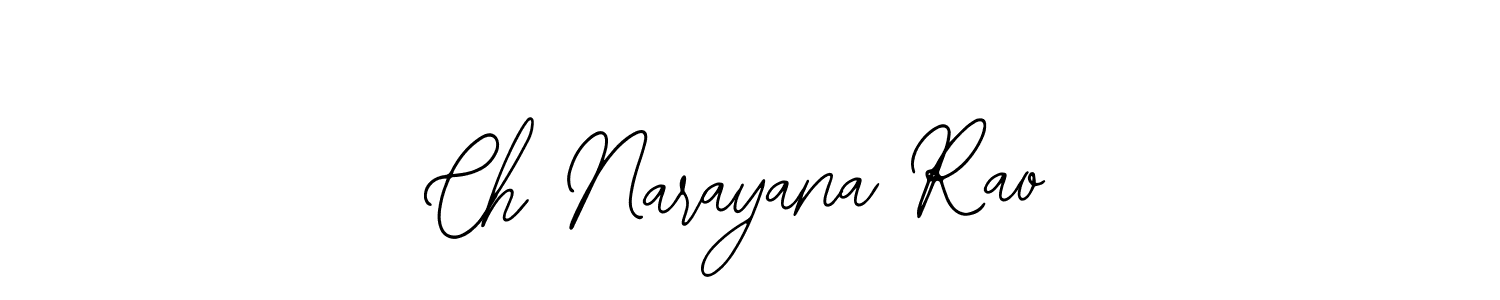 Make a beautiful signature design for name Ch Narayana Rao. Use this online signature maker to create a handwritten signature for free. Ch Narayana Rao signature style 12 images and pictures png