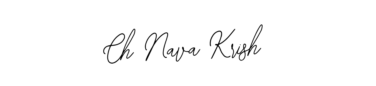 This is the best signature style for the Ch Nava Krish name. Also you like these signature font (Bearetta-2O07w). Mix name signature. Ch Nava Krish signature style 12 images and pictures png