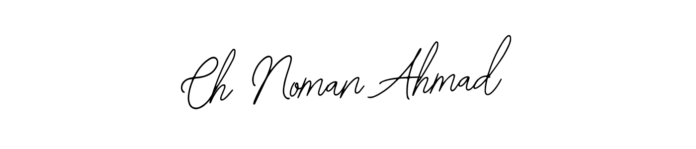 Make a beautiful signature design for name Ch Noman Ahmad. Use this online signature maker to create a handwritten signature for free. Ch Noman Ahmad signature style 12 images and pictures png