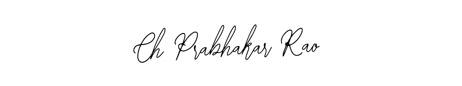 The best way (Bearetta-2O07w) to make a short signature is to pick only two or three words in your name. The name Ch Prabhakar Rao include a total of six letters. For converting this name. Ch Prabhakar Rao signature style 12 images and pictures png