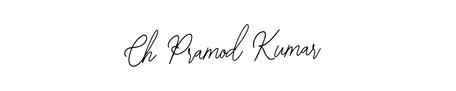 Make a beautiful signature design for name Ch Pramod Kumar. Use this online signature maker to create a handwritten signature for free. Ch Pramod Kumar signature style 12 images and pictures png