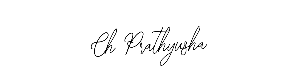 It looks lik you need a new signature style for name Ch Prathyusha. Design unique handwritten (Bearetta-2O07w) signature with our free signature maker in just a few clicks. Ch Prathyusha signature style 12 images and pictures png