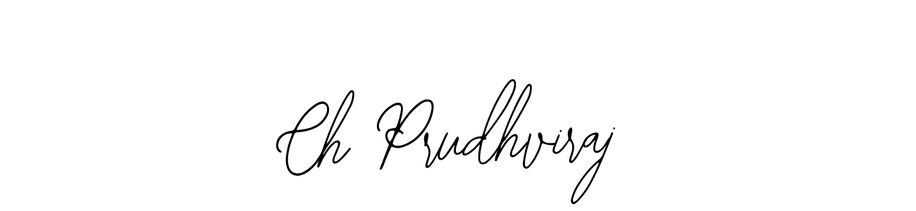 Also You can easily find your signature by using the search form. We will create Ch Prudhviraj name handwritten signature images for you free of cost using Bearetta-2O07w sign style. Ch Prudhviraj signature style 12 images and pictures png