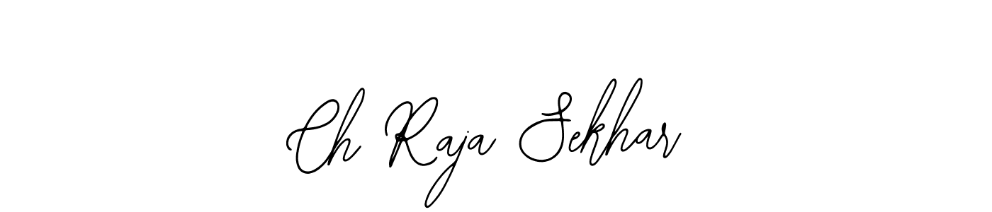 Also we have Ch Raja Sekhar name is the best signature style. Create professional handwritten signature collection using Bearetta-2O07w autograph style. Ch Raja Sekhar signature style 12 images and pictures png