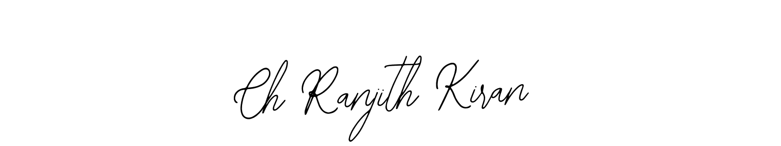 Make a short Ch Ranjith Kiran signature style. Manage your documents anywhere anytime using Bearetta-2O07w. Create and add eSignatures, submit forms, share and send files easily. Ch Ranjith Kiran signature style 12 images and pictures png