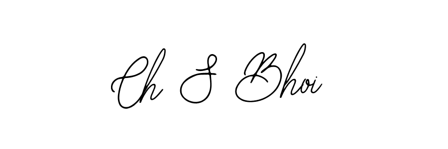 You should practise on your own different ways (Bearetta-2O07w) to write your name (Ch S Bhoi) in signature. don't let someone else do it for you. Ch S Bhoi signature style 12 images and pictures png