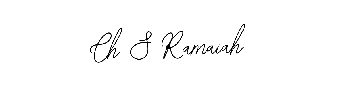 if you are searching for the best signature style for your name Ch S Ramaiah. so please give up your signature search. here we have designed multiple signature styles  using Bearetta-2O07w. Ch S Ramaiah signature style 12 images and pictures png