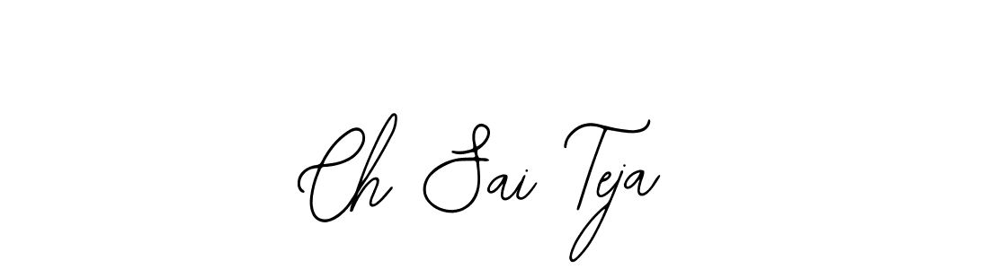 The best way (Bearetta-2O07w) to make a short signature is to pick only two or three words in your name. The name Ch Sai Teja include a total of six letters. For converting this name. Ch Sai Teja signature style 12 images and pictures png