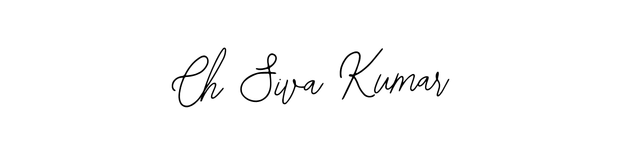 Also You can easily find your signature by using the search form. We will create Ch Siva Kumar name handwritten signature images for you free of cost using Bearetta-2O07w sign style. Ch Siva Kumar signature style 12 images and pictures png