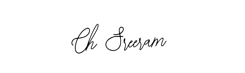 The best way (Bearetta-2O07w) to make a short signature is to pick only two or three words in your name. The name Ch Sreeram include a total of six letters. For converting this name. Ch Sreeram signature style 12 images and pictures png