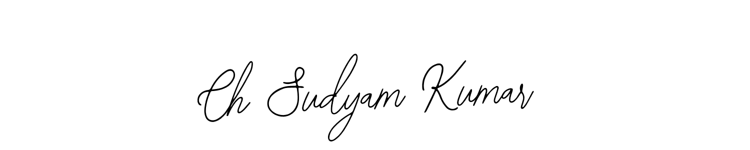 You should practise on your own different ways (Bearetta-2O07w) to write your name (Ch Sudyam Kumar) in signature. don't let someone else do it for you. Ch Sudyam Kumar signature style 12 images and pictures png