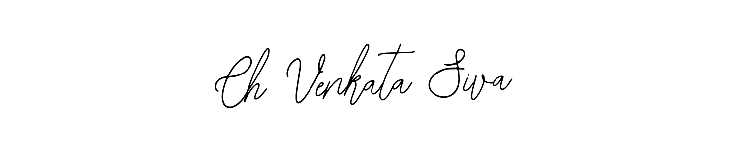 Design your own signature with our free online signature maker. With this signature software, you can create a handwritten (Bearetta-2O07w) signature for name Ch Venkata Siva. Ch Venkata Siva signature style 12 images and pictures png