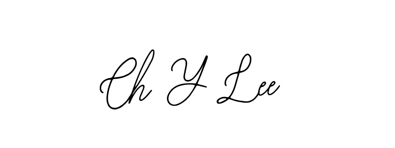 The best way (Bearetta-2O07w) to make a short signature is to pick only two or three words in your name. The name Ch Y Lee include a total of six letters. For converting this name. Ch Y Lee signature style 12 images and pictures png