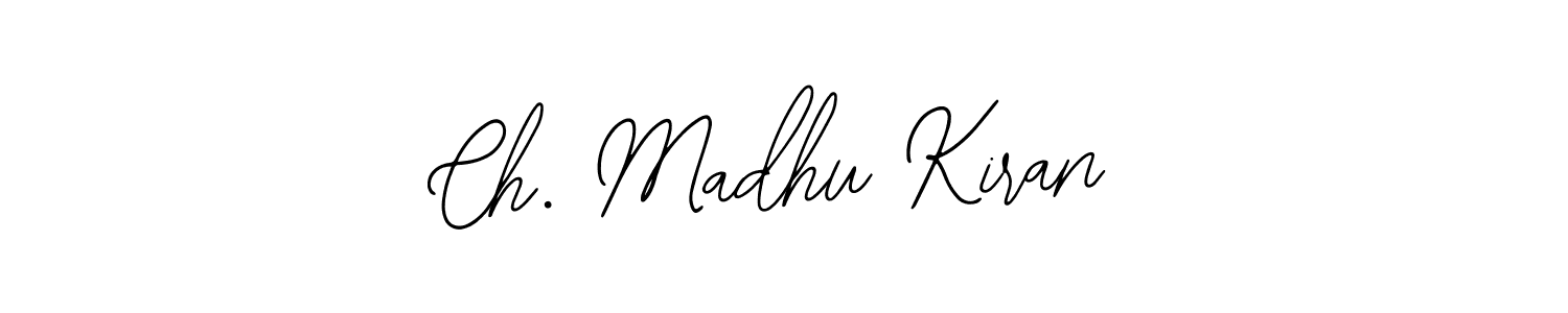 Similarly Bearetta-2O07w is the best handwritten signature design. Signature creator online .You can use it as an online autograph creator for name Ch. Madhu Kiran. Ch. Madhu Kiran signature style 12 images and pictures png