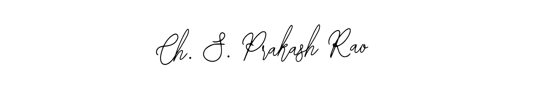 Make a beautiful signature design for name Ch. S. Prakash Rao. Use this online signature maker to create a handwritten signature for free. Ch. S. Prakash Rao signature style 12 images and pictures png