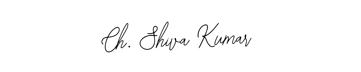 How to Draw Ch. Shiva Kumar signature style? Bearetta-2O07w is a latest design signature styles for name Ch. Shiva Kumar. Ch. Shiva Kumar signature style 12 images and pictures png