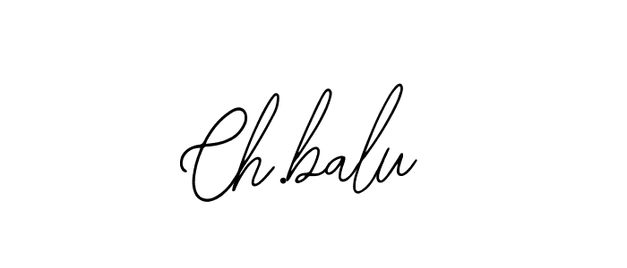 Make a beautiful signature design for name Ch.balu. Use this online signature maker to create a handwritten signature for free. Ch.balu signature style 12 images and pictures png