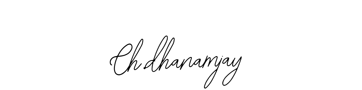 Also You can easily find your signature by using the search form. We will create Ch.dhanamjay name handwritten signature images for you free of cost using Bearetta-2O07w sign style. Ch.dhanamjay signature style 12 images and pictures png