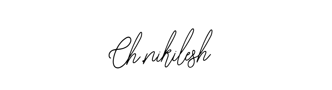 Ch.nikilesh stylish signature style. Best Handwritten Sign (Bearetta-2O07w) for my name. Handwritten Signature Collection Ideas for my name Ch.nikilesh. Ch.nikilesh signature style 12 images and pictures png