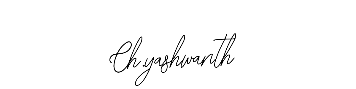 if you are searching for the best signature style for your name Ch.yashwanth. so please give up your signature search. here we have designed multiple signature styles  using Bearetta-2O07w. Ch.yashwanth signature style 12 images and pictures png