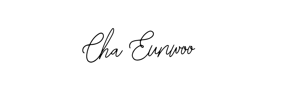 Make a beautiful signature design for name Cha Eunwoo. With this signature (Bearetta-2O07w) style, you can create a handwritten signature for free. Cha Eunwoo signature style 12 images and pictures png