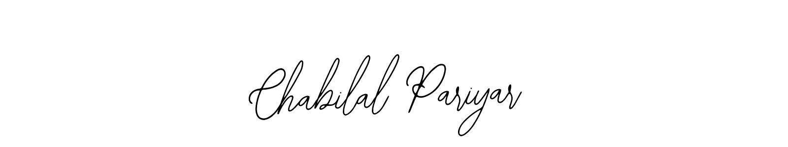 Make a beautiful signature design for name Chabilal Pariyar. With this signature (Bearetta-2O07w) style, you can create a handwritten signature for free. Chabilal Pariyar signature style 12 images and pictures png