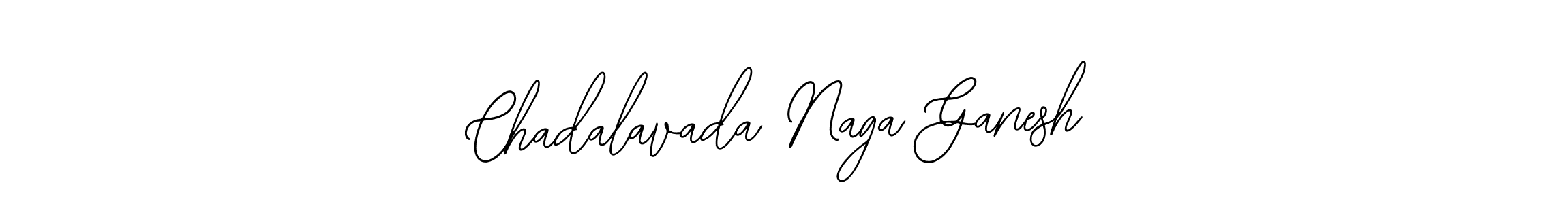 Design your own signature with our free online signature maker. With this signature software, you can create a handwritten (Bearetta-2O07w) signature for name Chadalavada Naga Ganesh. Chadalavada Naga Ganesh signature style 12 images and pictures png