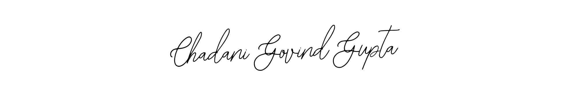 Design your own signature with our free online signature maker. With this signature software, you can create a handwritten (Bearetta-2O07w) signature for name Chadani Govind Gupta. Chadani Govind Gupta signature style 12 images and pictures png