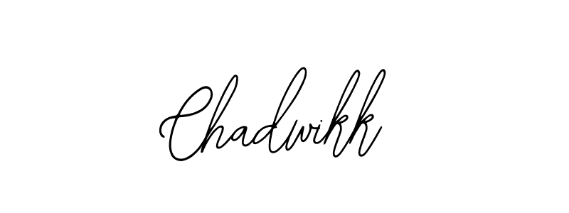 Design your own signature with our free online signature maker. With this signature software, you can create a handwritten (Bearetta-2O07w) signature for name Chadwikk. Chadwikk signature style 12 images and pictures png