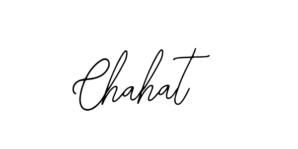 Design your own signature with our free online signature maker. With this signature software, you can create a handwritten (Bearetta-2O07w) signature for name Chahat. Chahat signature style 12 images and pictures png