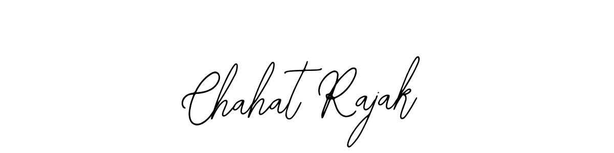 The best way (Bearetta-2O07w) to make a short signature is to pick only two or three words in your name. The name Chahat Rajak include a total of six letters. For converting this name. Chahat Rajak signature style 12 images and pictures png