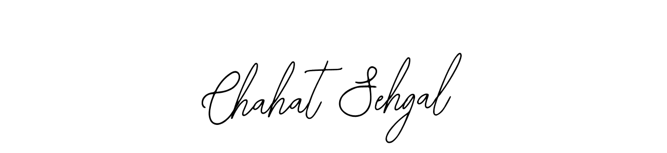 Also we have Chahat Sehgal name is the best signature style. Create professional handwritten signature collection using Bearetta-2O07w autograph style. Chahat Sehgal signature style 12 images and pictures png
